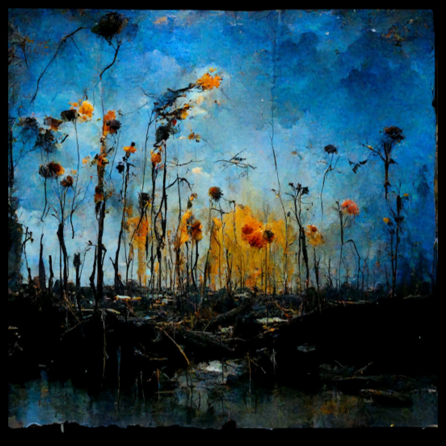 Sunset Flowers 1