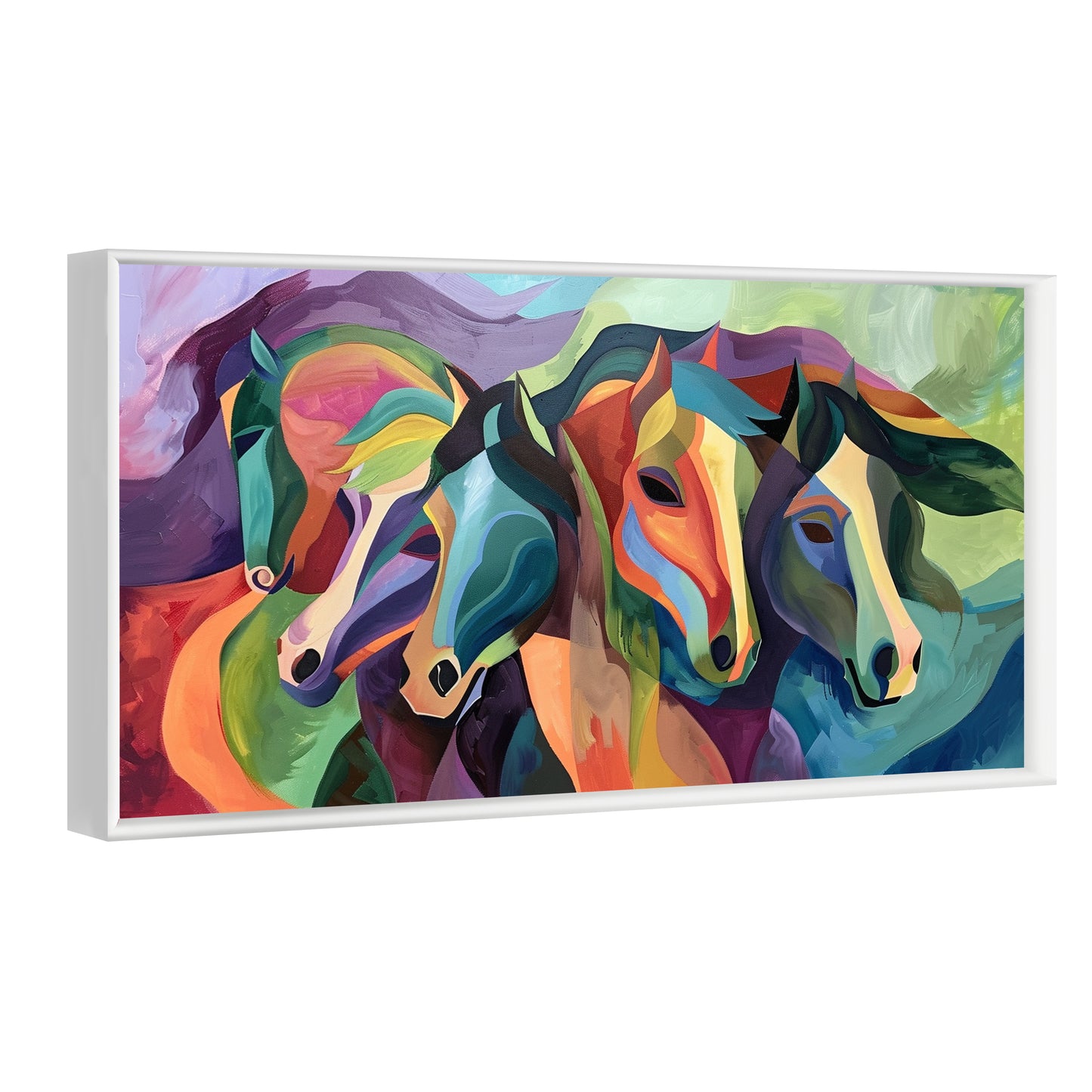 Colourful Horses