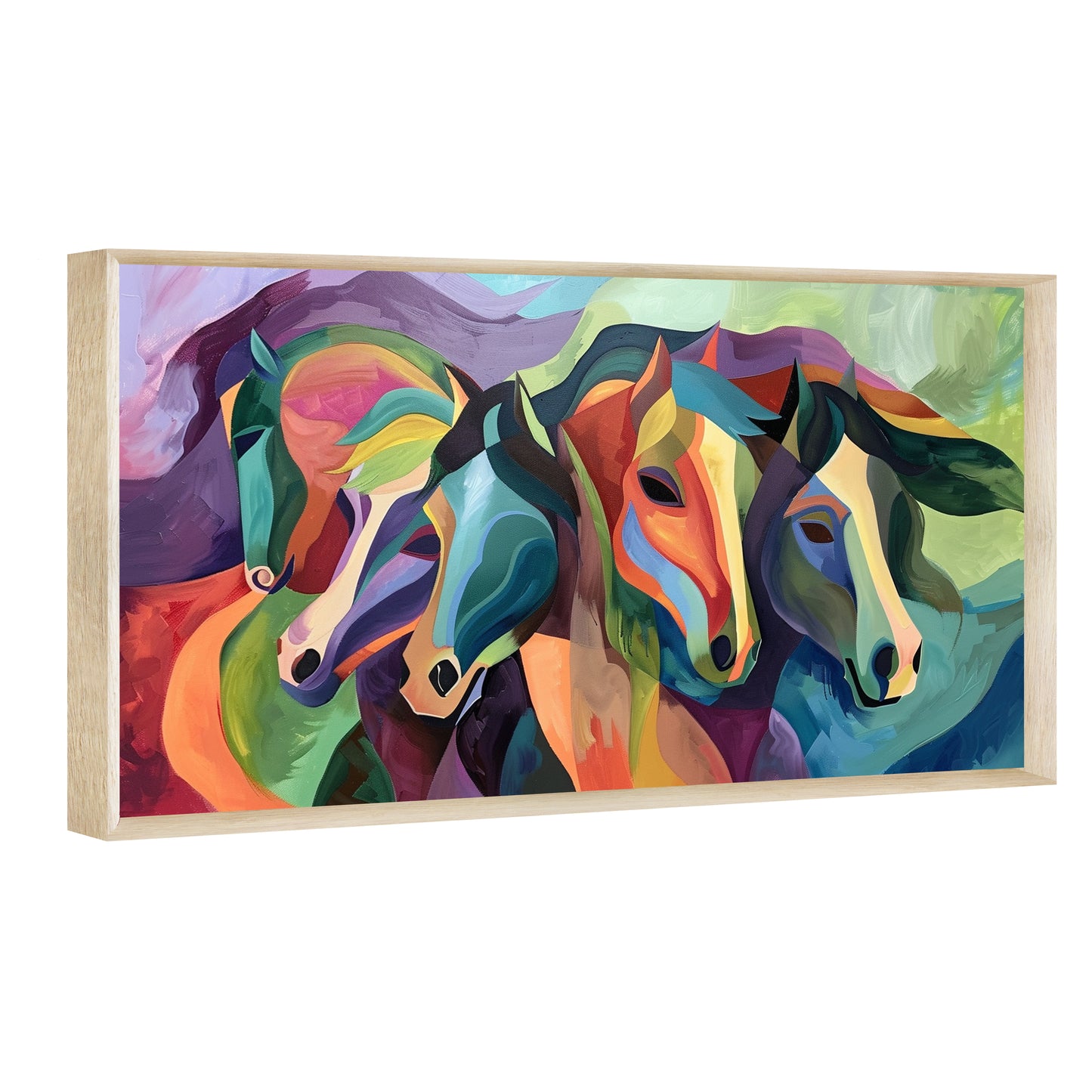 Colourful Horses