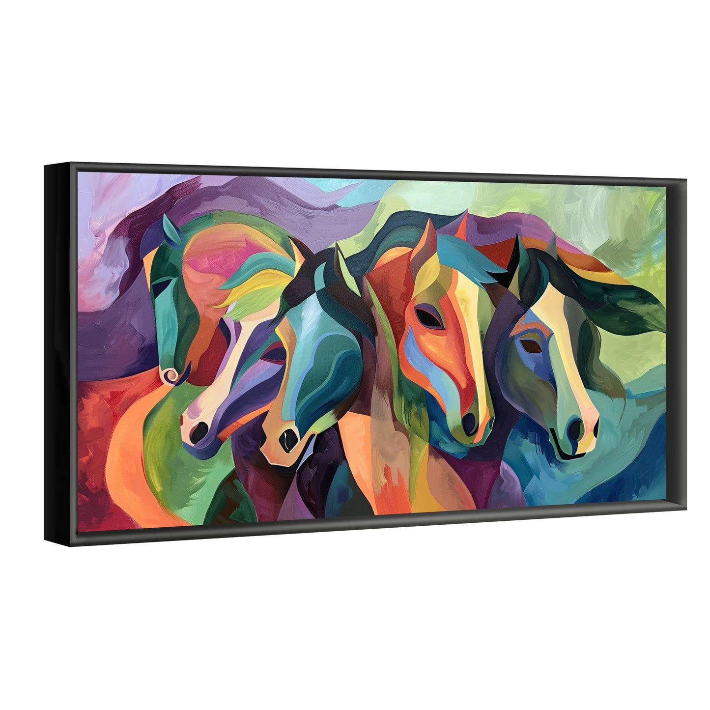 Colourful Horses