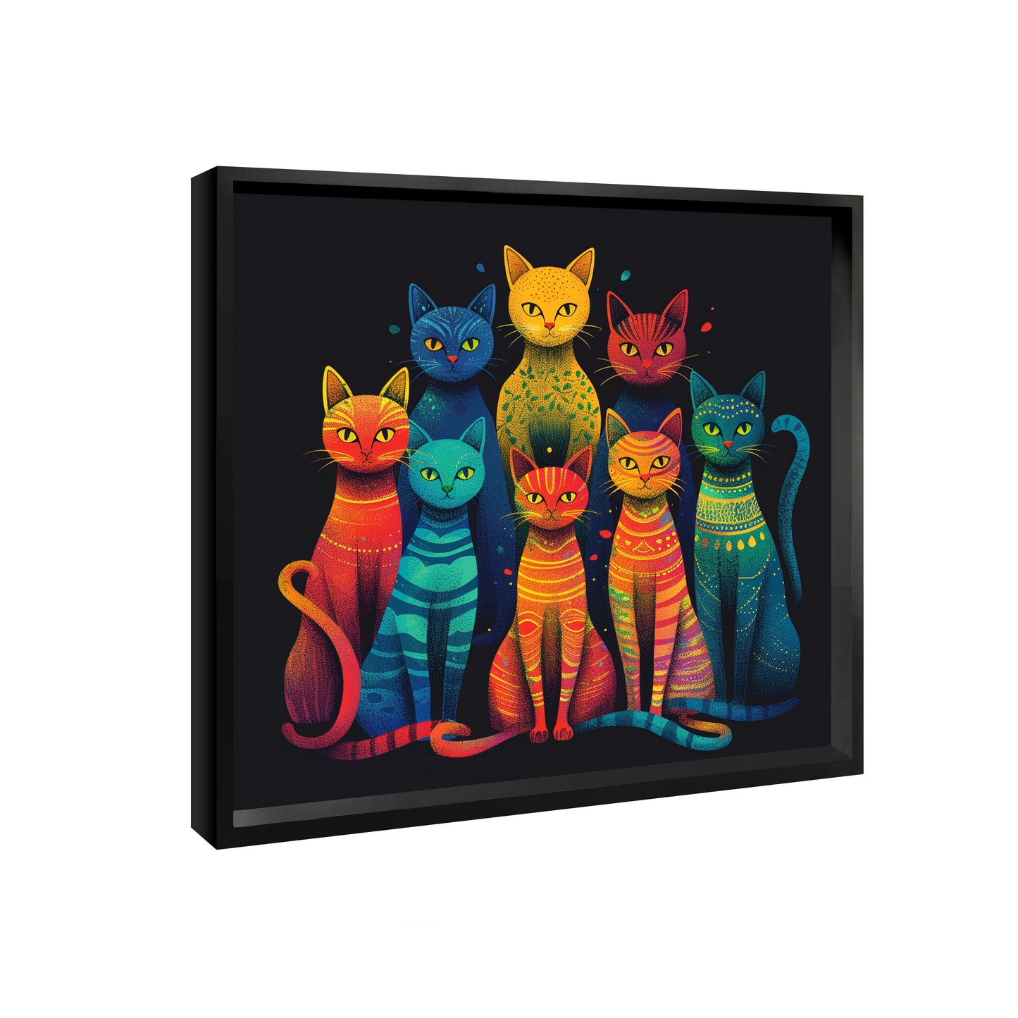 Colourful Cats