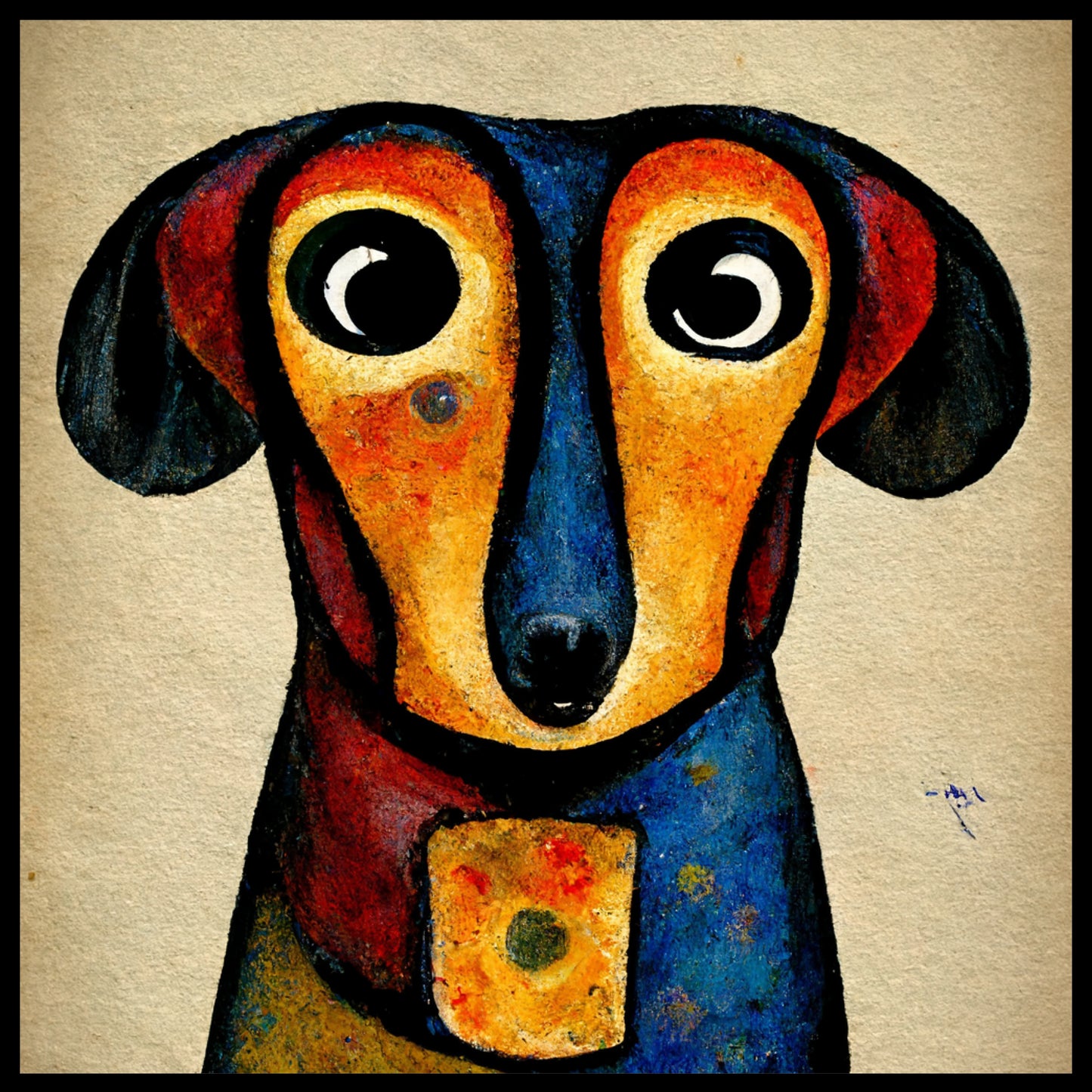 Cubist dog