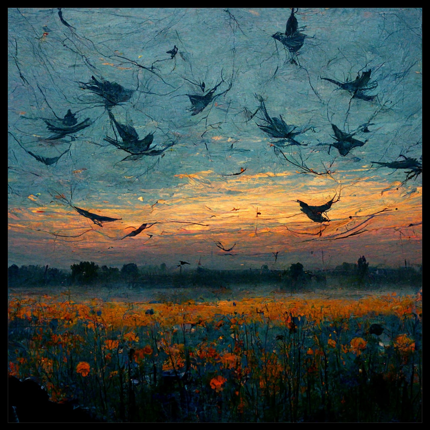 Sunset Birds